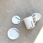 茶こし・蓋付きマグカップ〈slow.シリーズ〉リーフ