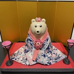 しろくま貯金箱  ひな祭り　お着物 セット