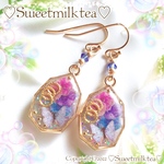 Flower＆Butterflyピアス(イヤリング)