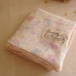 再販*８重ガーゼ大判ハンカチ*pastelメルヘン木馬