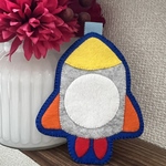 再販22★ネームタグ ロケット