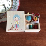 手のひらの裁縫箱「文化人形ちゃん」