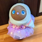 LOVOTフラワーラベンダーチュールドレス