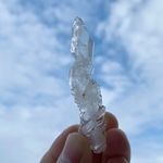 ファーデン水晶(Faden Quartz)/ クォーツクラスター (Cluster)◆虹◆S00398 天然無研磨