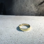 brass ring 真鍮リング　vwロゴ刻印