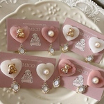 【pink】decorative bear