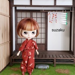 ＊blythe outfit ブライス アウトフィット＊作務衣＊うさぎ＊
