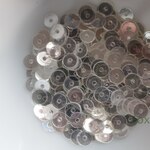 スパンコール 4mm 約800枚(約4g) 丸 シャイニー 透明 (SCC04SSKHY00)