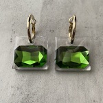 ビジューフープピアス012