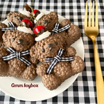 ごちそうテディベアチョコレートクッキー【観賞用・ネックレス・マグネット】