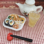 ミニチュア　フェイクフード  韓国料理　プレートセット