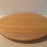 木のプレート皿　ケヤキ27.5㎝Φ ×1.8㎝