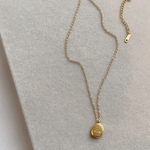 【再販】≪ステンレス≫ミニチャームネックレス/ gold