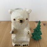シロクマのペン立て