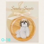 【送料無料】O-18🐾通年使えるワンちゃんオーナメント/シーズー