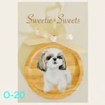 【送料無料】O-20🐾通年使えるワンちゃんオーナメント/シーズー