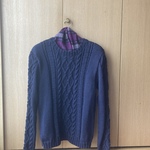 「g08946オーダー」アラン模様のメンズセーター