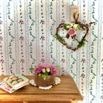 ピンクの🌺お花のミニチュア・センターピース＆ハートのリース
