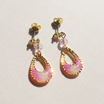 京都オパールしずくイヤリング・ピアス（momo）