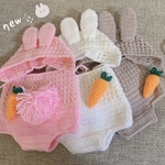 new✨うさぎコスチューム🐰人参プレゼント🥕2〜4ヶ月