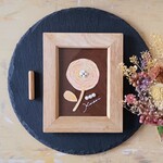 シンプル北欧花＊パールデコ＊プラバンアート