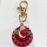 お値打ち品！いちごゼリーのキーホルダー