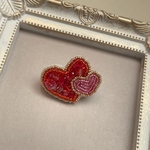 ビーズ刺繍×ピンズブローチ