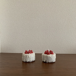 ケーキキャンドル期間限定2月末まで300円OFF★ショートケーキのキャンドル（Mサイズ）