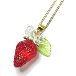 小粒完熟いちごペンダント🍓(レッド・S)