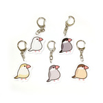 文鳥 アクリルキーホルダー 4778-4782
