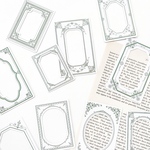 フレーム コラージュ素材 30枚set《green》[P181]