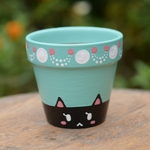 リメイク鉢【ねこ】(送料込み)