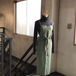 【SALE数量限定】フルエプロン　ベラルーシリネン 