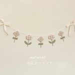 ナチュラルお花ガーランド𓍯✽༚*