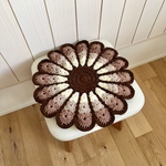 【jtmy様オーダー作品】レトロでカラフルなお花円座　wbb