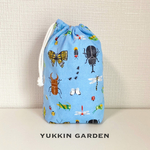 昆虫柄！コップ袋　No.7 幼稚園・保育園・学校におすすめ♪おはし入れ・巾着袋♪入園入学♪