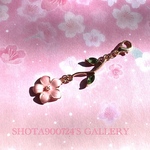 🌸［再販5］葉桜チャーム🌸　桜　さくら　春　お花見　マスクチャーム　マスクアクセサリー　🌸　入学式　卒業式　ひな祭り