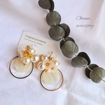 人気♡ミモザとパール イヤリングorピアス