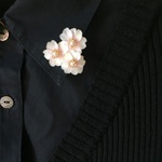 再販6🌸 満開 桜 ちょこっとブローチ