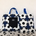 レッスンバッグセット　サッカーボール　ポケット付