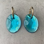 オーバルフープピアス005