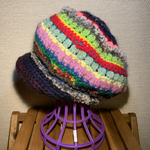 Anastasha様💖Custom-made knit Casquette🧶Mandala Multi Color🎨Orderありがとうございます❣️🙏🏼🙇🏻‍♀️💖🥰