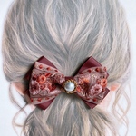 刺繍リボン✲*ﾟバレッタ・ヘアクリップ・キークリップ