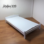 meeeena様専用　オーダーベッド  Cタイプ　30cm(縦)  ミニチュア家具 ドールハウス