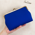 ロイヤルブルー◇がま口通帳ケース