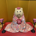 [再販] しろくま貯金箱  ひな祭り　お着物 セット