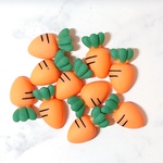 【素材】人参🥕のプラパーツ 10個
