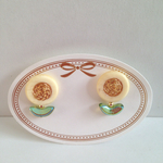 再販‼︎レディボタンピアス お花GD