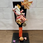 干支の置物(午年)羽子板　受注制作
