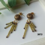 じゃらじゃらビーズのピアス・イヤリング